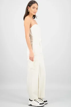 Shasa Solid Cargo Jumpsuit