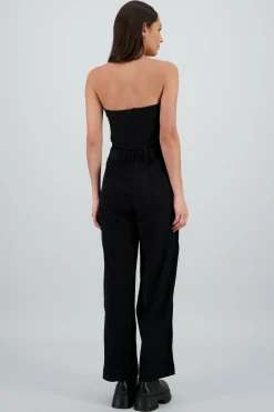 Shasa Solid Cargo Jumpsuit