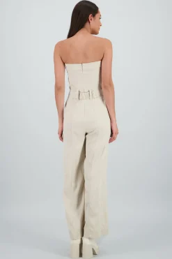 Shasa Solid Cargo Jumpsuit
