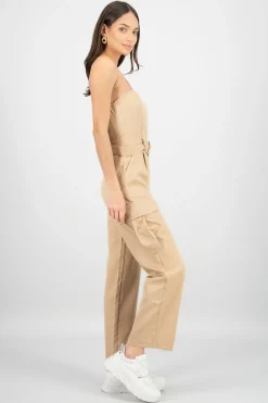 Shasa Solid Cargo Jumpsuit