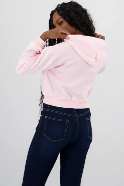 Shasa Solid Crop Hoodie