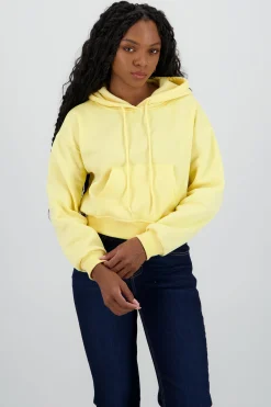 Shasa Solid Crop Hoodie