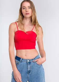 Shasa Solid crop top
