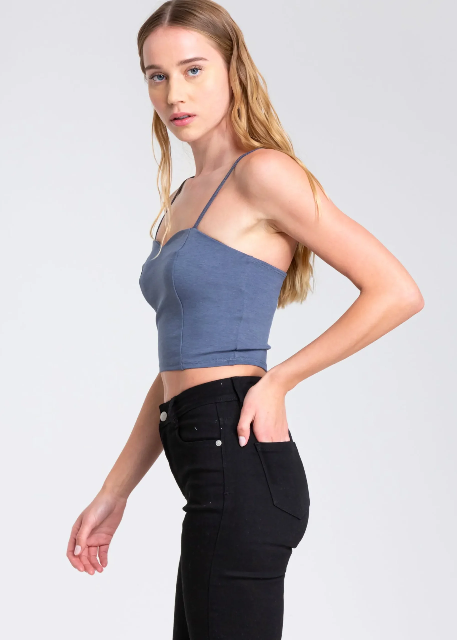 Shasa Solid crop top