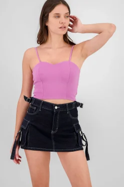 Shasa Solid crop top