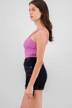 Shasa Solid crop top