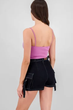 Shasa Solid crop top