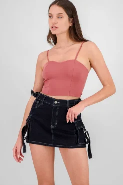 Shasa Solid crop top