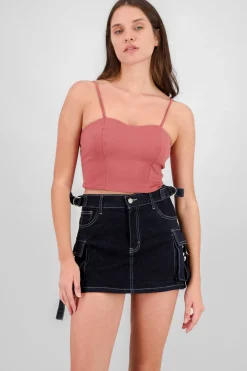 Shasa Solid crop top