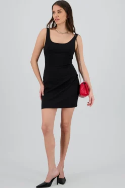 Shasa Solid Cut Out Dress