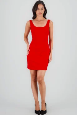 Shasa Solid Cut Out Dress