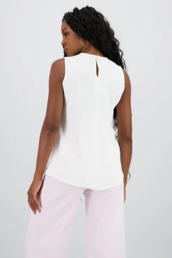 Shasa Solid Draped Blouse