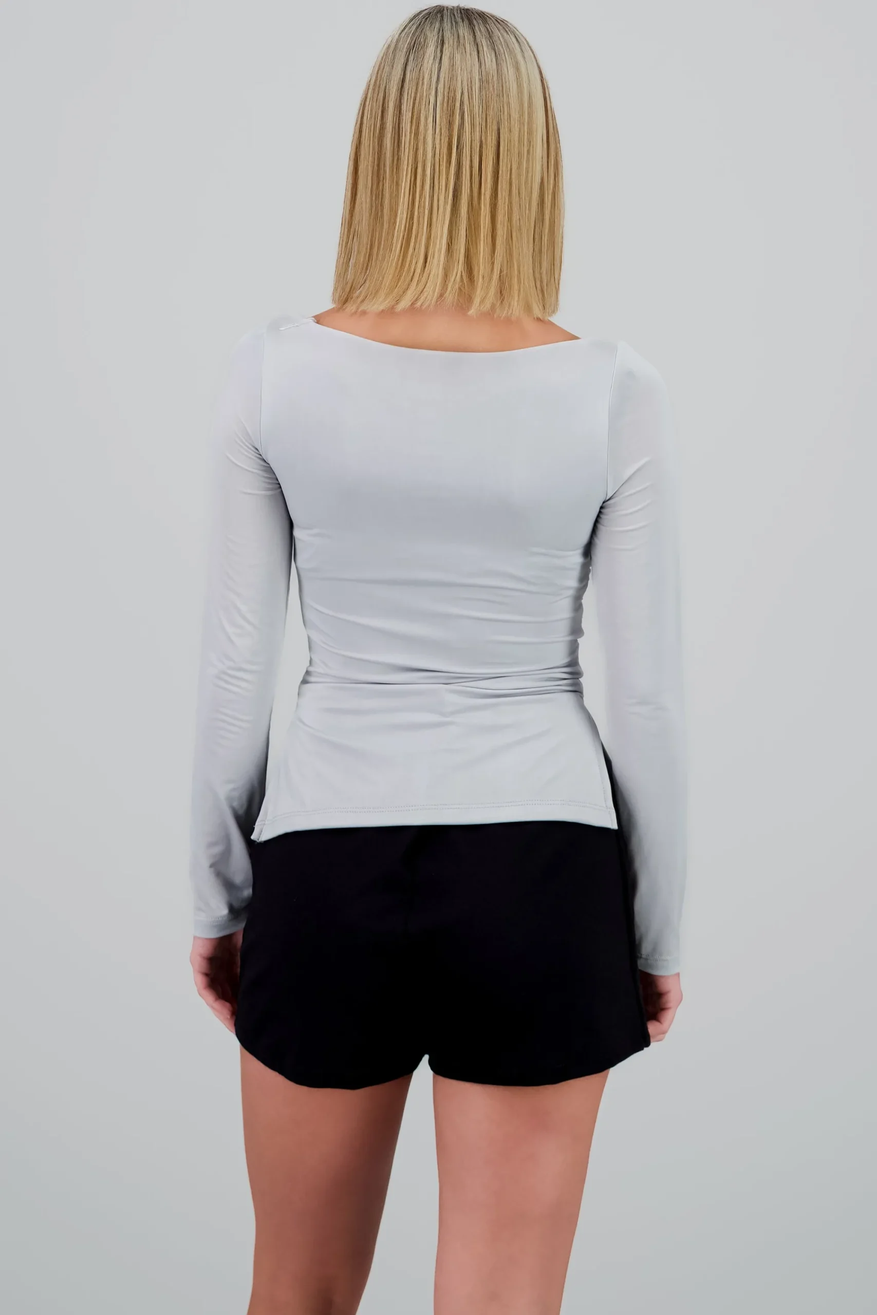 Shasa Solid Draped Top