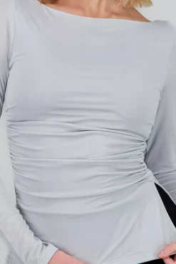 Shasa Solid Draped Top
