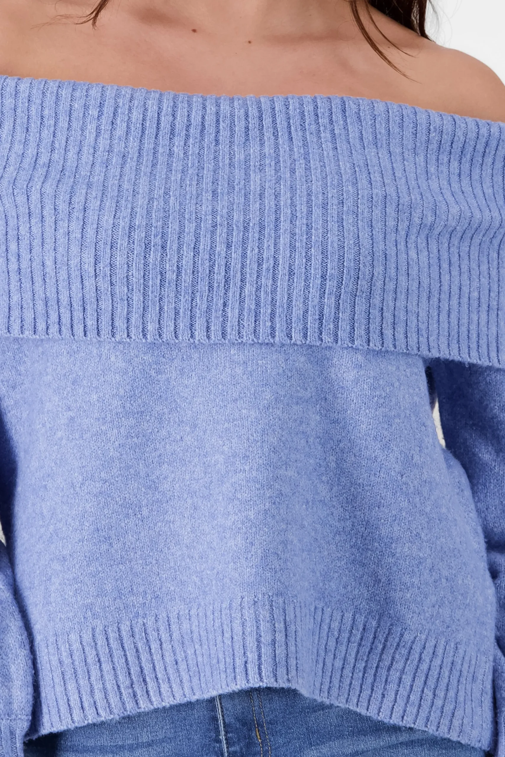 Shasa Solid Dropped Shoulder Sweater