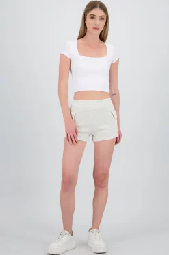 Shasa Solid Fleece Shorts