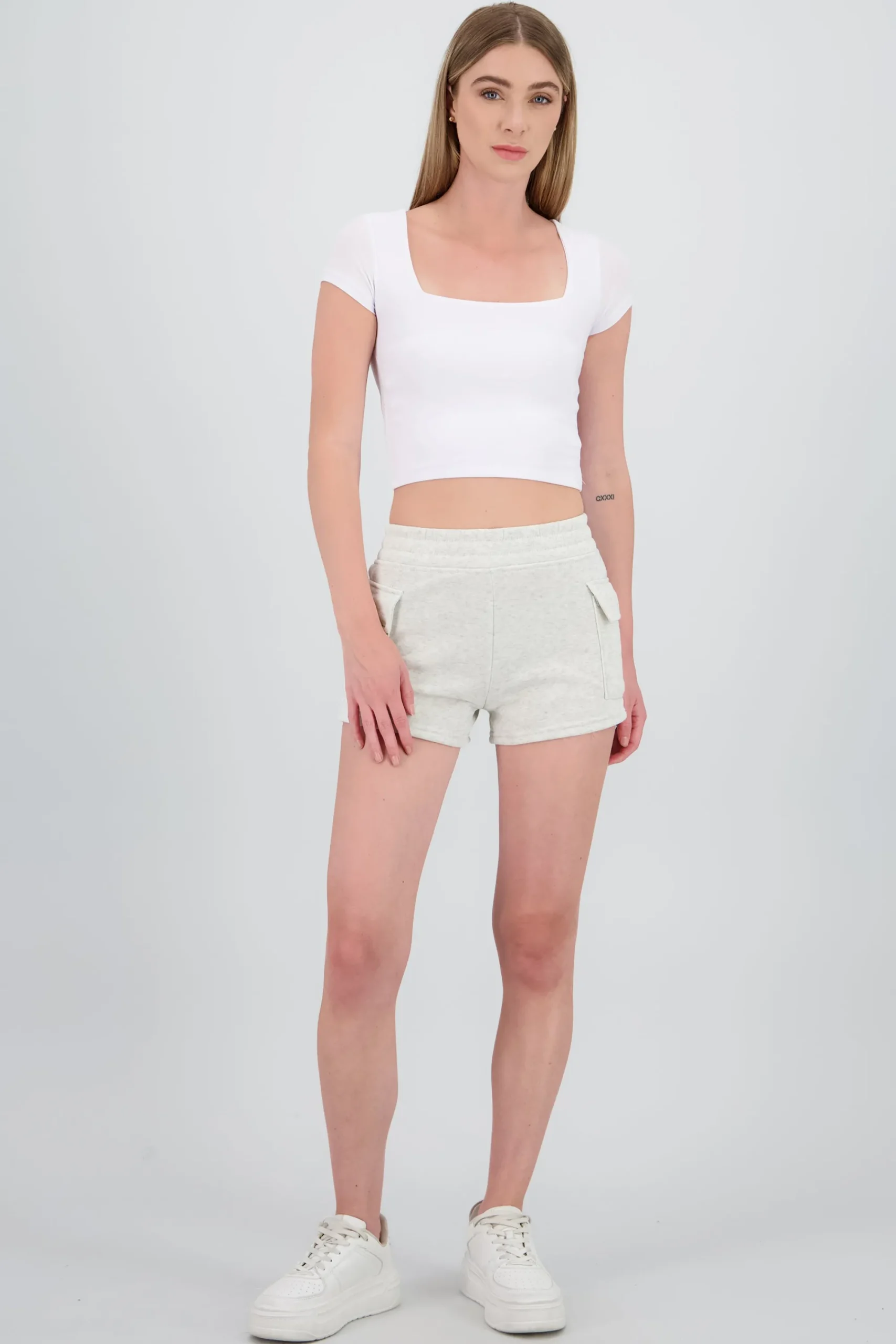 Shasa Solid Fleece Shorts