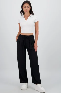 Shasa Solid Flowy Pants
