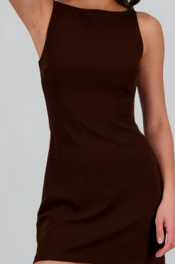 Shasa Solid Halter Dress