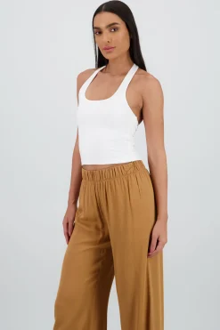 Shasa Solid Halter Top