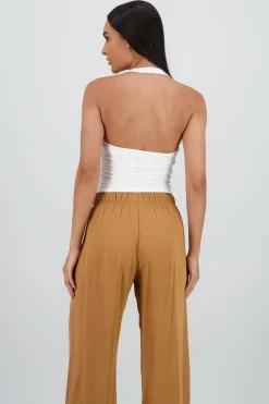 Shasa Solid Halter Top