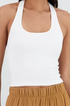 Shasa Solid Halter Top