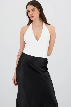 Shasa Solid Halter Top