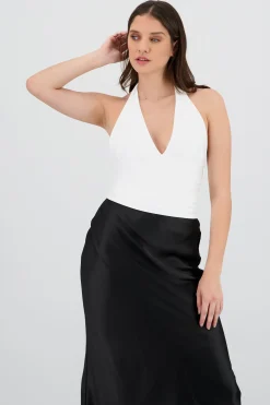Shasa Solid Halter Top