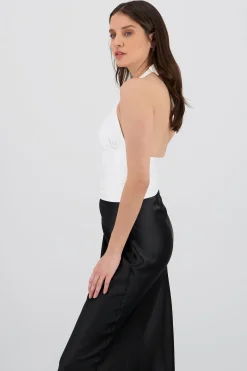 Shasa Solid Halter Top