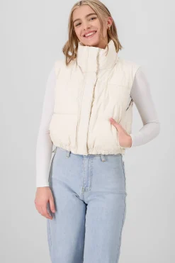 Shasa Solid High Neck Vest