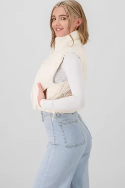 Shasa Solid High Neck Vest