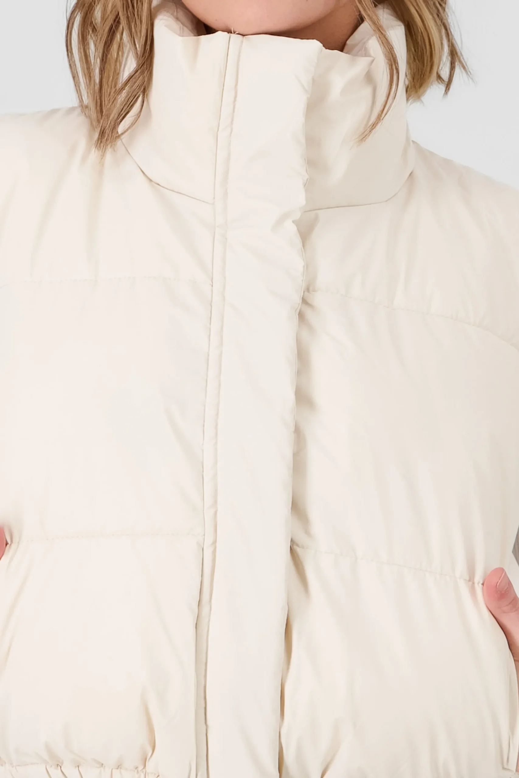 Shasa Solid High Neck Vest