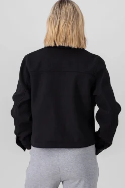 Shasa Solid Jacket With Pockets