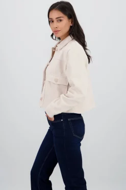Shasa Solid Jacket With Pockets