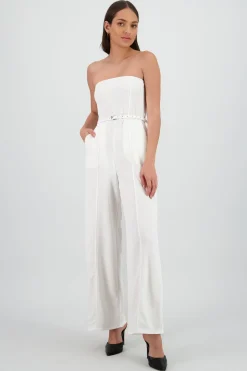 Shasa Solid Jumpsuit with Belt