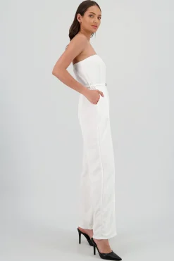 Shasa Solid Jumpsuit with Belt