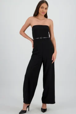 Shasa Solid Jumpsuit with Belt