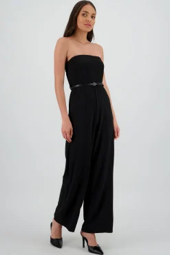Shasa Solid Jumpsuit with Belt