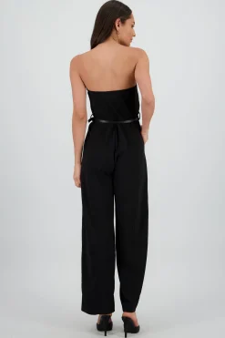 Shasa Solid Jumpsuit with Belt