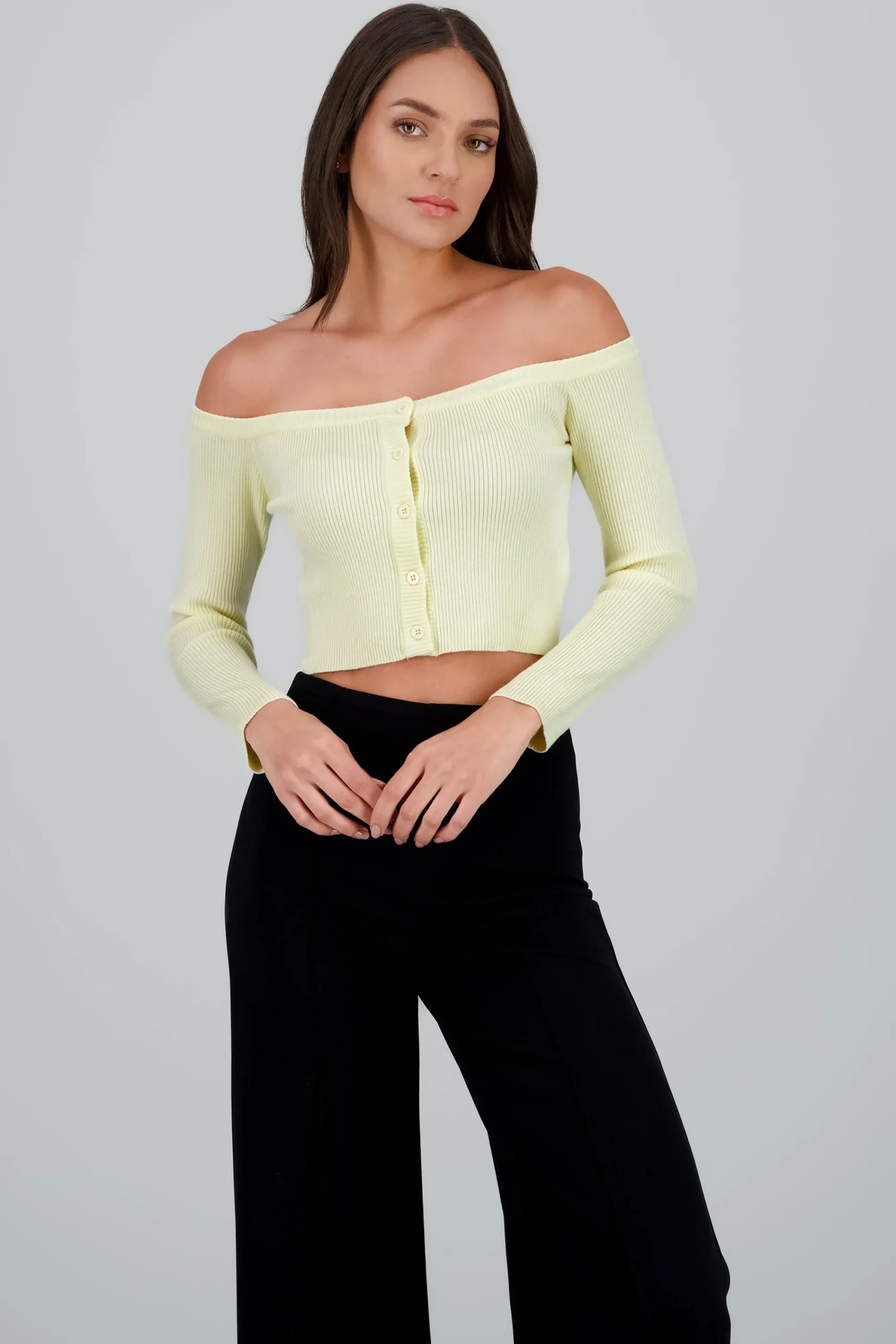 Shasa Solid Knit Sweater