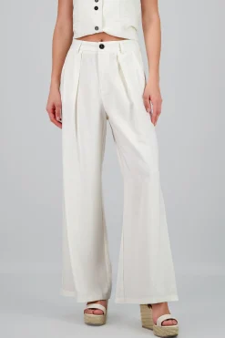 Shasa Solid Linen Pants