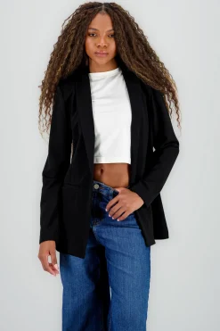 Shasa Solid Long Blazer