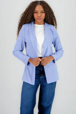 Shasa Solid Long Blazer