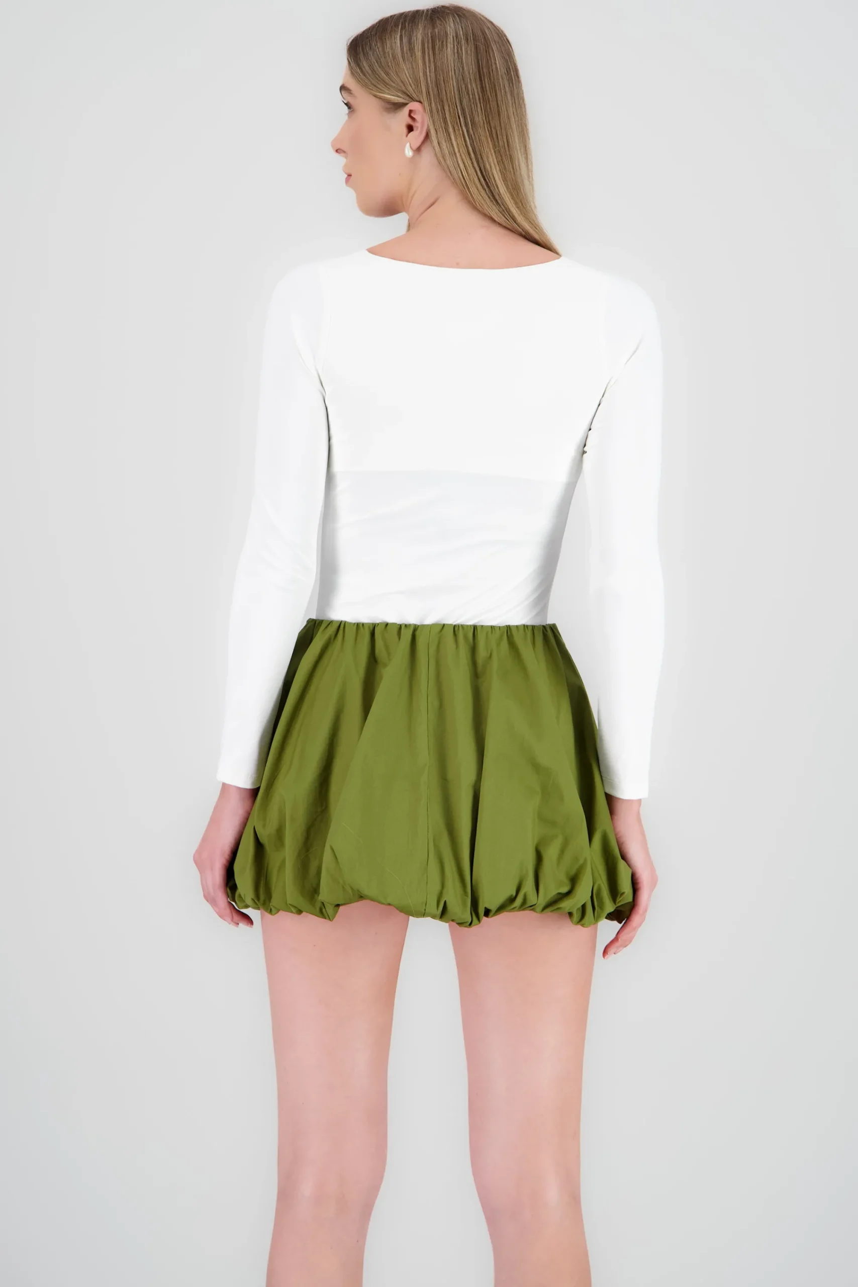 Shasa Solid Long Sleeve Bodysuit