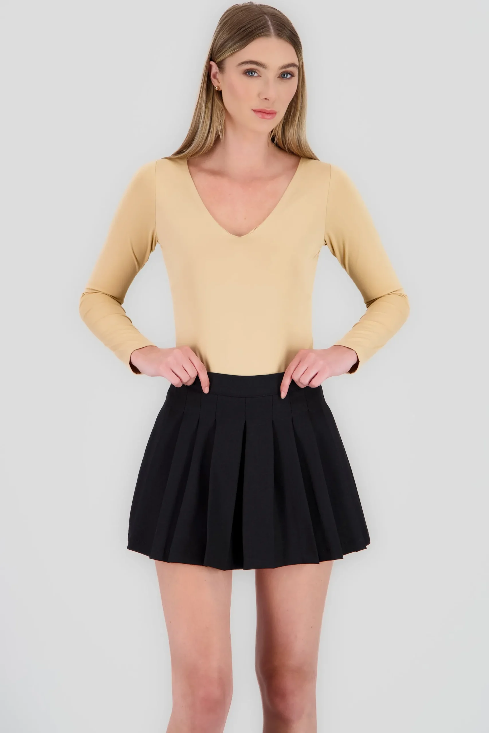 Shasa Solid Long Sleeve Bodysuit