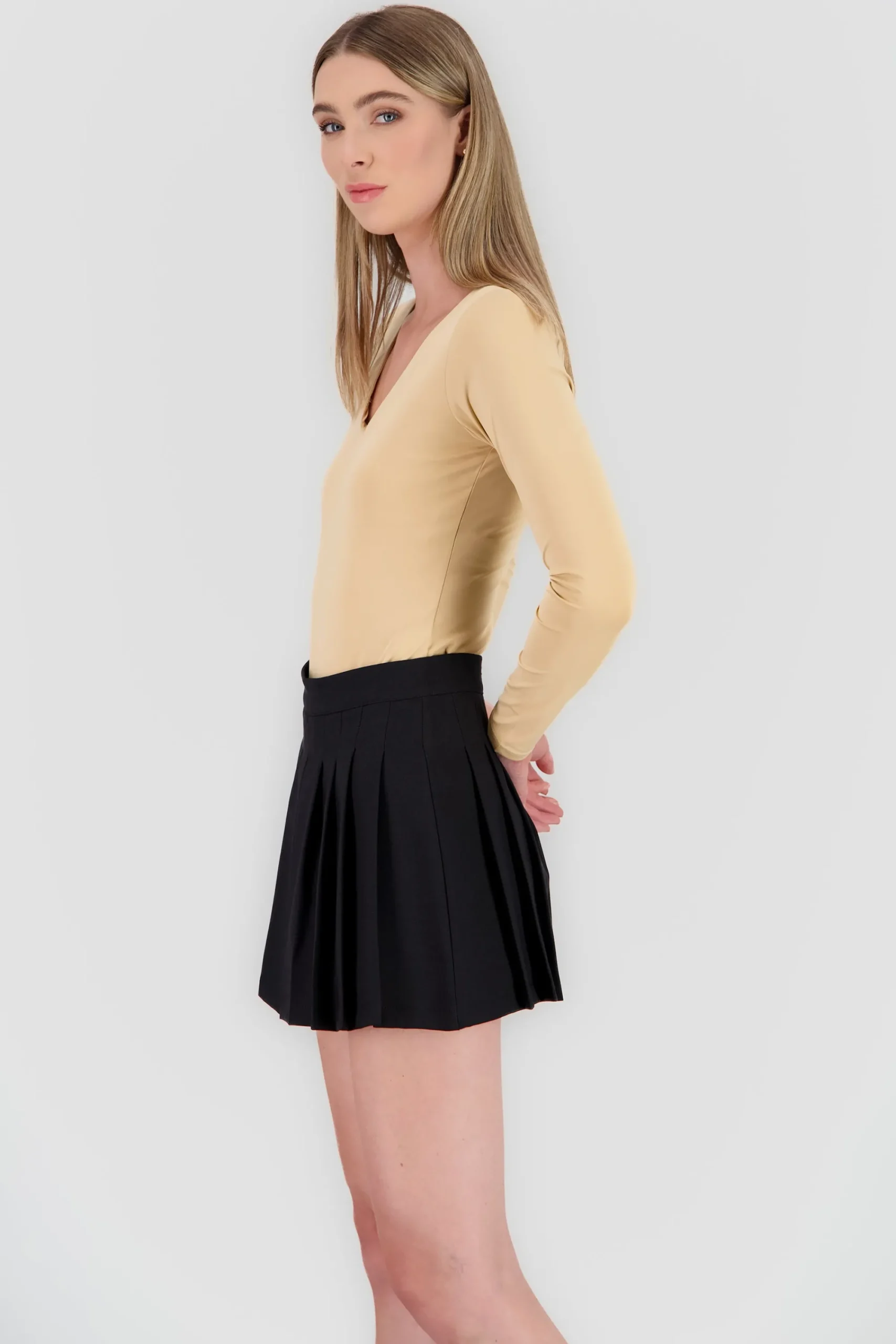 Shasa Solid Long Sleeve Bodysuit