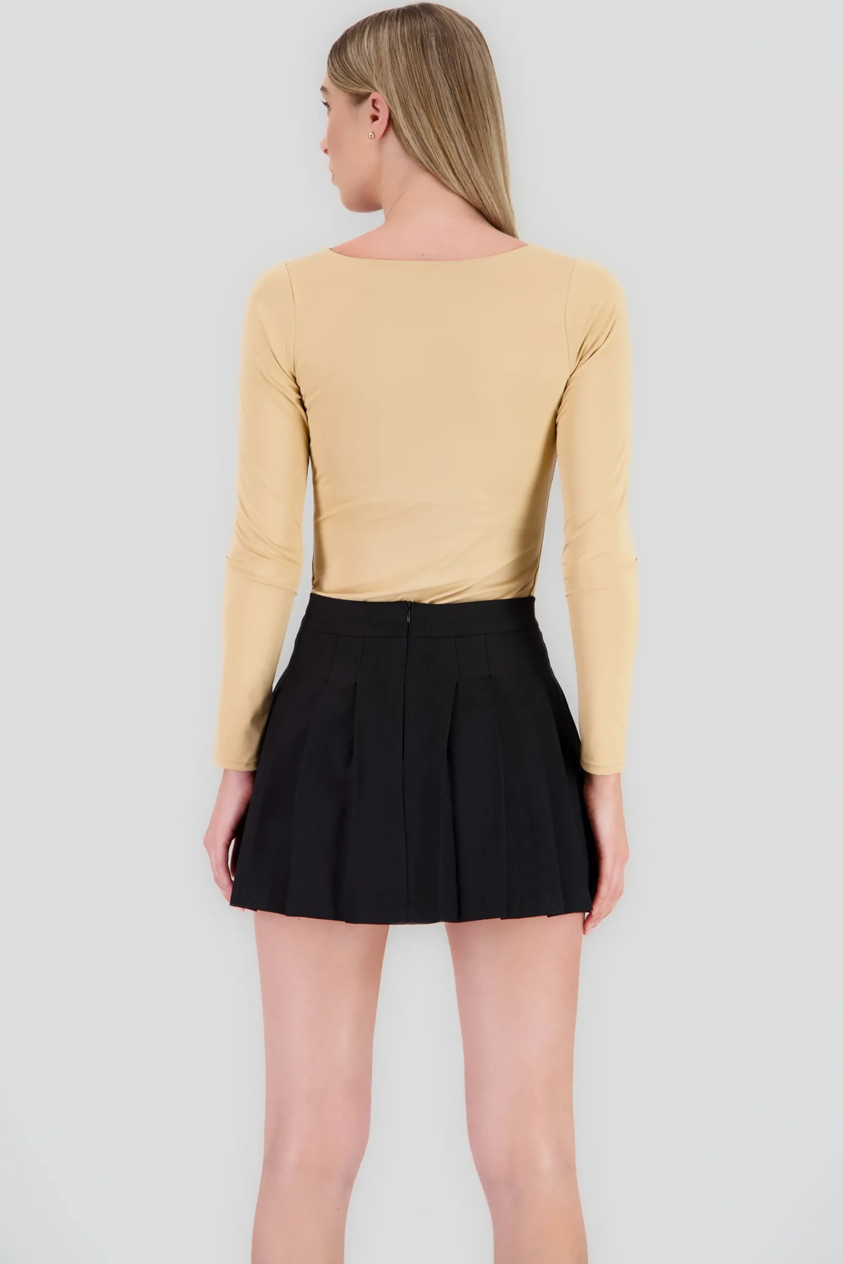 Shasa Solid Long Sleeve Bodysuit
