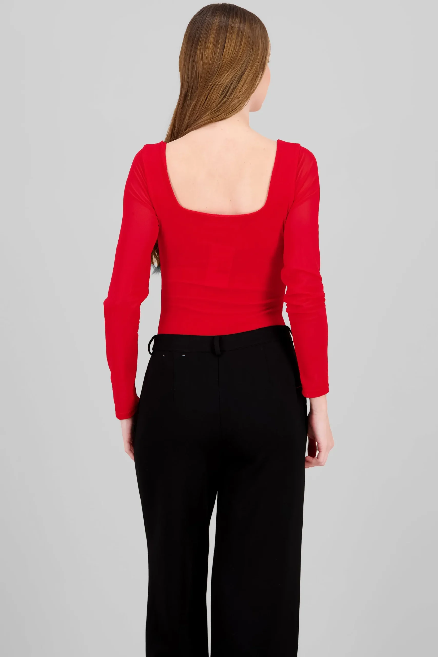 Shasa Solid Long Sleeve Bodysuit