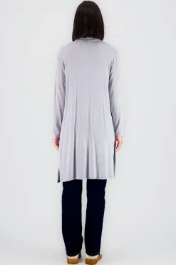 Shasa Solid Long Sleeve Cardigan