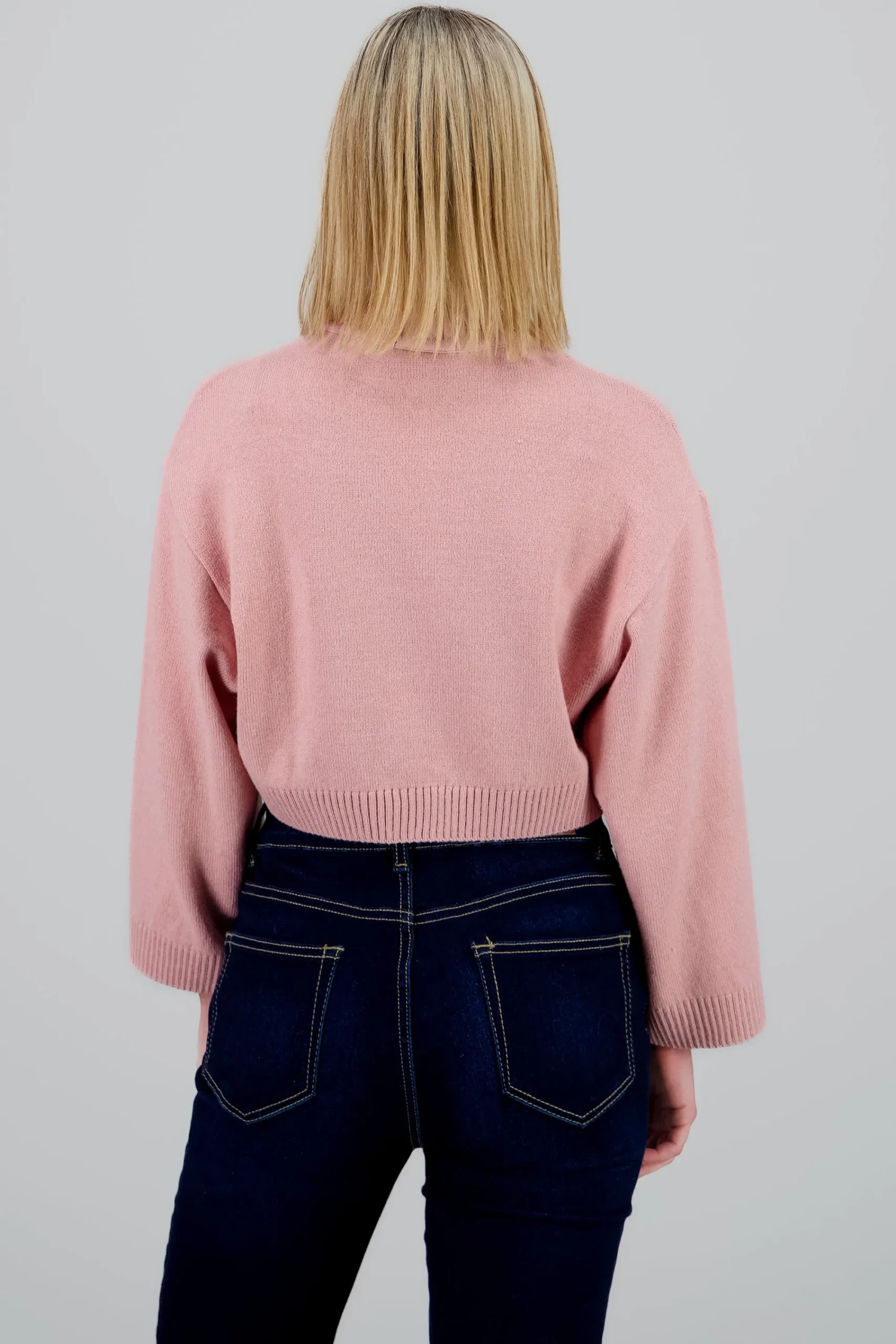 Shasa Solid Long Sleeve Sweater
